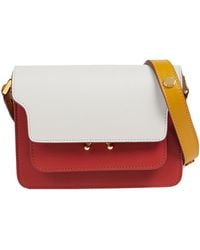 Marni - Cross-Body Bag Calfskin, Brass - Lyst