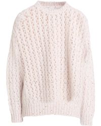 Eleventy - Sweater Cotton, Mohair Wool, Silk, Metallic Fiber - Lyst