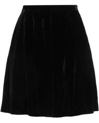 Emporio Armani - Mini Skirt Viscose, Cupro - Lyst