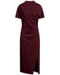 Caractere - Midi Dress Viscose, Polyamide, Elastane - Lyst