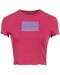 Versace - Fuchsia T-Shirt Cotton, Elastane - Lyst