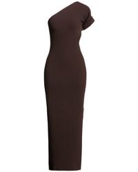 Max Mara - Sfilata Dark Maxi Dress Viscose, Polyester - Lyst