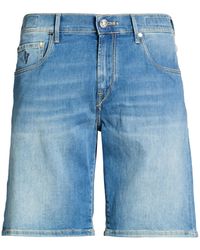 Hand Picked - Denim Shorts Cotton, Elastane - Lyst