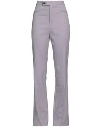 Isabelle Blanche - Lilac Pants Polyester, Viscose, Wool, Elastane - Lyst
