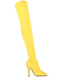 moschino thigh high boots