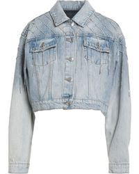 Maje - Denim Outerwear - Lyst