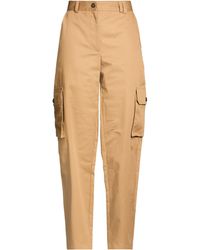 Maison Kitsuné - Camel Pants Cotton - Lyst