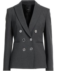 Pinko - Charcoal Blazer Viscose, Nylon, Elastane - Lyst