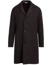 BRERAS Milano - Charcoal Coat Virgin Wool, Polyamide, Polyester - Lyst