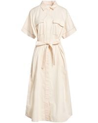 Peserico - Midi Dress Cotton, Elastane - Lyst