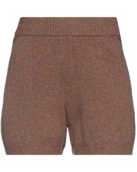 Shorts et bermudas Synthétique ViCOLO en coloris Marron Femme Vêtements Shorts Shorts longs et longueur genou 