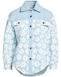 MSGM - Denim Outerwear - Lyst