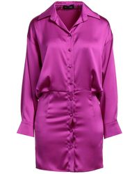 ACTUALEE Short Dress - Purple