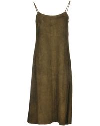 Theory Vestido por la rodilla - Verde