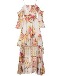 Blugirl Blumarine - Maxi Dress Cotton - Lyst