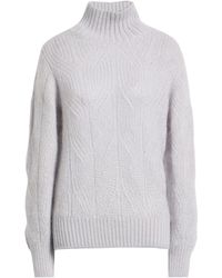 Eleventy - Turtleneck Mohair Wool, Silk - Lyst
