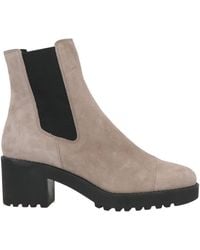Hogan - Ankle Boots Leather, Textile Fibers - Lyst
