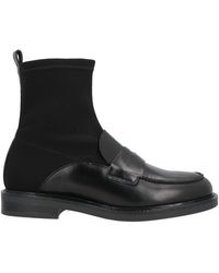 Carmens - Ankle Boots Leather, Textile Fibers - Lyst