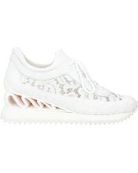 Le Silla - Sneakers Leather, Textile Fibers - Lyst