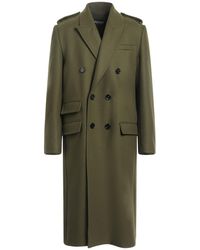 Dondup - Double-Breasted Virgin Wool-Blend Coat - Lyst
