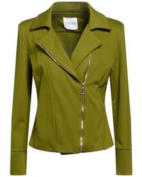 Exte - Military Jacket Viscose, Nylon, Elastic Fibres - Lyst