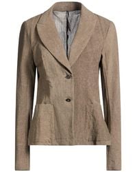 Masnada - Blazer Cotton, Linen, Wool - Lyst