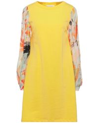Satine Label Short Dress - Yellow