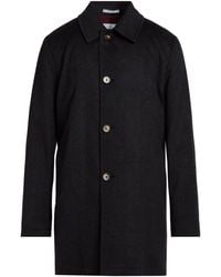 EIDUM - Charcoal Coat Virgin Wool - Lyst