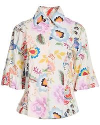 CONNOR & BLAKE - Cream Shirt Cotton - Lyst