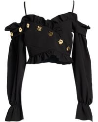 Violante Nessi - Top Polyester, Elastane - Lyst