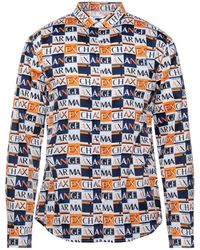 mens armani exchange shirts