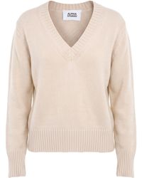 Alpha Studio - Sweater Wool - Lyst