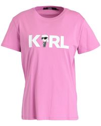 KARL LAGERFELD - T-shirt - Lyst