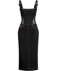 Versace Jeans Couture - Robe Midi - Lyst
