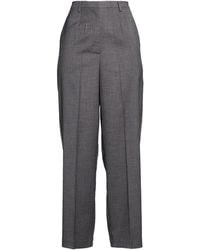 Shirtaporter - Charcoal Pants Polyester, Viscose, Elastane - Lyst