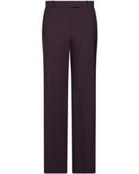 Eleventy - Burgundy Pants Wool, Elastane - Lyst