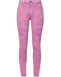 Pink Skinny jeans for Women | Lyst