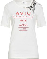 Aviu - T-Shirt Cotton, Linen - Lyst