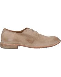 Moma - Taupe Lace-Up Shoes Leather - Lyst