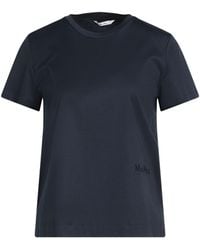 Max Mara Mm Dog Cotton T-shirt in Black | Lyst