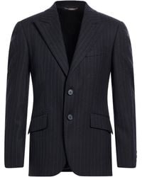 Dolce & Gabbana - Midnight Blazer Virgin Wool, Silk, Elastane, Polyester - Lyst