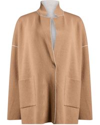 Le Tricot Perugia - Jacket Virgin Wool, Silk, Cashmere, Polyamide, Elastane - Lyst