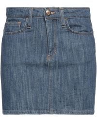 Shaft - Denim Skirt Cotton, Elastane - Lyst
