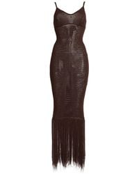 Elisabetta Franchi - Maxi Dress - Lyst