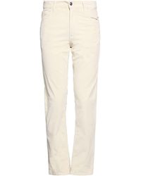 40weft - Cream Pants Cotton, Lyocell, Elastane - Lyst