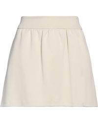 Max Mara - Ivory Mini Skirt Polyamide, Cotton - Lyst