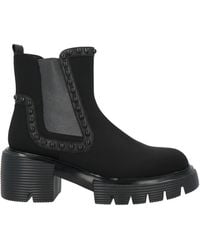 Jeannot - Ankle Boots Textile Fibers, Leather - Lyst