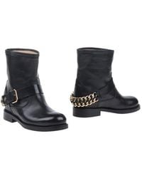 Elisabetta Franchi - Ankle Boots Soft Leather - Lyst