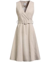 Eleventy - Midi Dress - Lyst