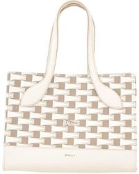 Bally - Ivory Handbag Leather - Lyst